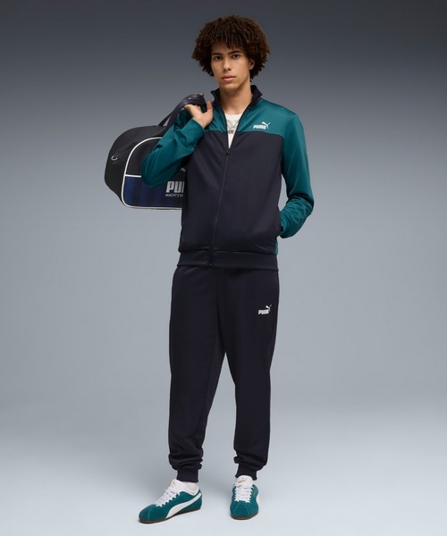 セール】PUMA プーマ メンズ ポリ カラーブロック スーツ 上下セット