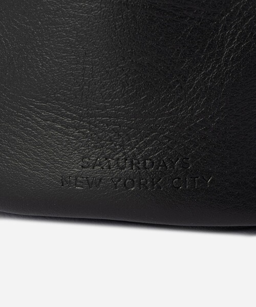 Saturdays NYC（サタデーズ ニューヨークシティ ）の「SNYC Drawstring Mini Bag（ハンドバッグ・メンズ・ブラック・FREE）」の5枚目の写真