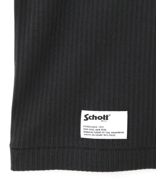 schott(ショット)の「Schott ARMY RIB HENLEY T-SHIRT(Tシャツ/カットソー・メンズ・ナチュラル/チャコール・M/L/XL)」の7枚目の写真