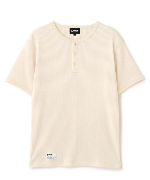 schott(ショット)の「Schott ARMY RIB HENLEY T-SHIRT(Tシャツ/カットソー・メンズ・ナチュラル/チャコール・M/L/XL)」の9枚目の写真