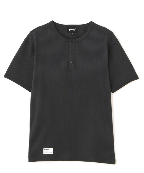 schott(ショット)の「Schott ARMY RIB HENLEY T-SHIRT(Tシャツ/カットソー・メンズ・ナチュラル/チャコール・M/L/XL)」の3枚目の写真
