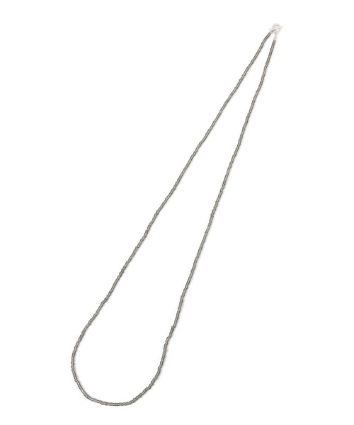 LEPSIM（レプシィム）の「ビーズマンテルロングネックレス　660927（ネックレス・レディース・レッド/アイボリー/グレー・ONE SIZE）」の4枚目の写真