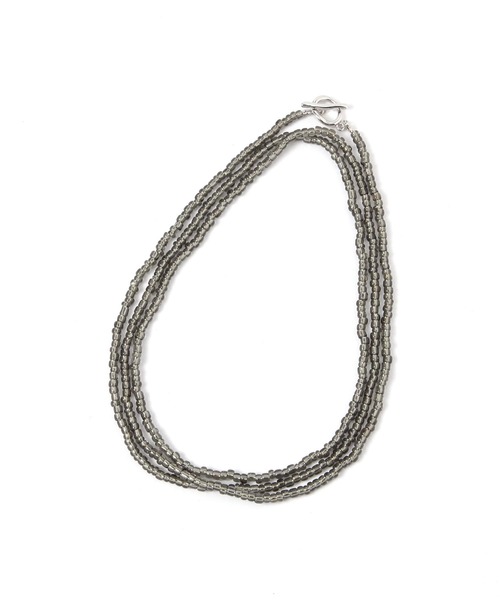 LEPSIM（レプシィム）の「ビーズマンテルロングネックレス　660927（ネックレス・レディース・レッド/アイボリー/グレー・ONE SIZE）」の6枚目の写真