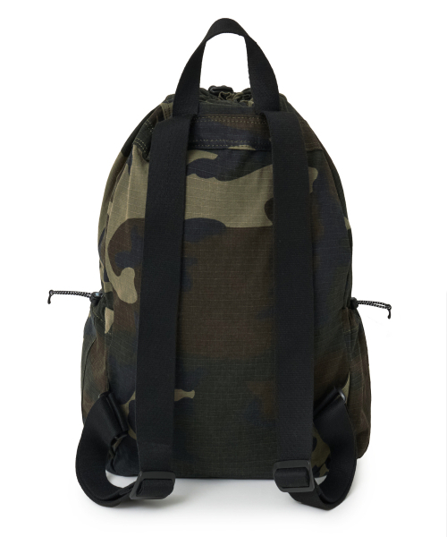 BROWNBREATH(ブラウンブレス)の「CRUSH TAG WASHED GYM SACK - KHAKI(バックパック/リュック・レディース・その他・ONE)」の2枚目の写真