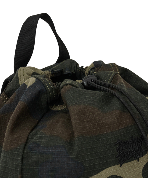 BROWNBREATH(ブラウンブレス)の「CRUSH TAG WASHED GYM SACK - KHAKI(バックパック/リュック・レディース・その他・ONE)」の4枚目の写真