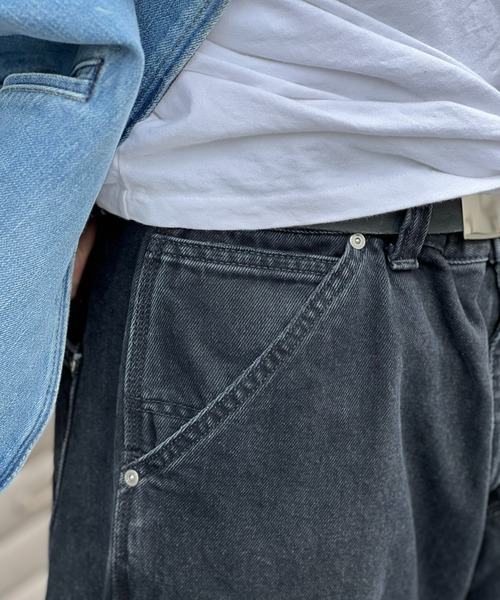 Carhartt(カーハート)の「【Carhartt WIP】BELMONT PANT(デニムパンツ・メンズ・ブラック/ブルー・MEDIUM/LARGE/X-LARGE)」の5枚目の写真