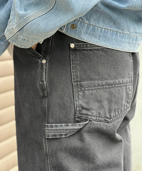 Carhartt(カーハート)の「【Carhartt WIP】BELMONT PANT(デニムパンツ・メンズ・ブラック/ブルー・MEDIUM/LARGE/X-LARGE)」の4枚目の写真