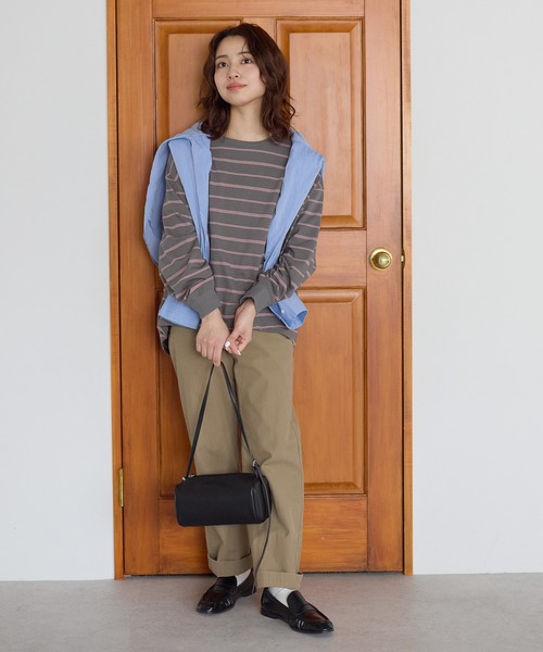 HEART MARKET(ハートマーケット)の「ワイドなうしろふんわりプルオーバー(Tシャツ/カットソー・レディース・ブラック/ライム/ベージュ系/ホワイト/ナチュラル/グレー系・FREE)」の16枚目の写真