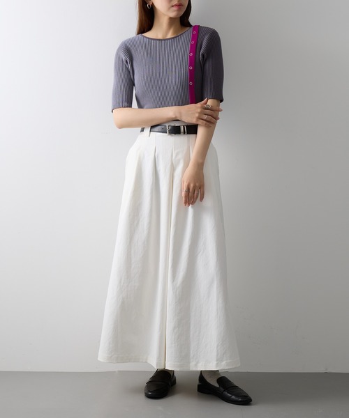 MAISON BREEZE reveur（メゾンブリーズレヴール）の「【MAISON BREEZE reveur】ウォッシャブル 配色ニットプルオーバー trc（ニット/セーター・レディース・ブラウン/ブラック/グレー・FREE）」の14枚目の写真