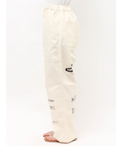 Ungrid(アングリッド)の「PAYDAY別注 ステンシルデザインラフパンツ(その他パンツ・レディース・アイボリー・FREE)」の11枚目の写真