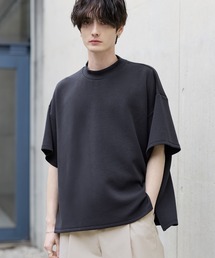 ASTRONOMY（アストロノミー）の「防シワ 抗ピリング ポンチモックネック半袖カットソー（Tシャツ/カットソー）」