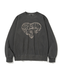 ピグメントハート スウェット CHARCOAL