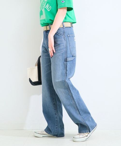 Lee(リー)の「ウォッシャブル / Lee / リー PAINTER PANTS(デニムパンツ・レディース・ネイビー/ブルー・SMALL/MEDIUM)」の21枚目の写真