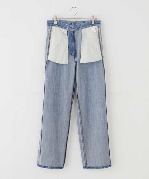 Lee(リー)の「ウォッシャブル / Lee / リー PAINTER PANTS(デニムパンツ・レディース・ネイビー/ブルー・SMALL/MEDIUM)」の8枚目の写真