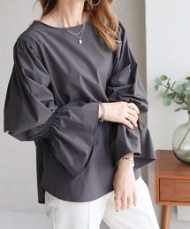 NYLAUS（ナイラス）の「【SG】袖シャーリング ラッシュガードトップス（その他トップス）」