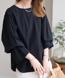 NYLAUS（ナイラス）の「【SG】袖シャーリング ラッシュガードトップス（その他トップス）」