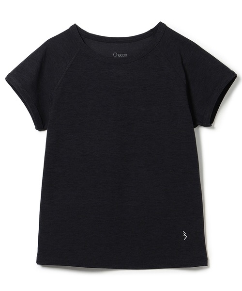 Chacott(チャコット)の「PeachMokuTシャツ(Tシャツ/カットソー・レディース・杢グレー/ライラック・M)」の12枚目の写真