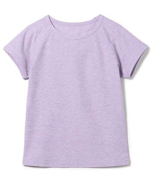 Chacott(チャコット)の「PeachMokuTシャツ(Tシャツ/カットソー・レディース・杢グレー/ライラック・M)」の13枚目の写真