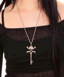 Heaven Sent（ヘブンセント）の「【HeavenSent】Nightmare Necklace / 【ヘブンセント】キーモチーフスカルシルバーネックレス（ネックレス）」