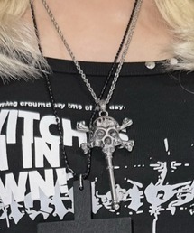 Heaven Sent（ヘブンセント）の「【HeavenSent】Nightmare Necklace / 【ヘブンセント】キーモチーフスカルシルバーネックレス（ネックレス）」