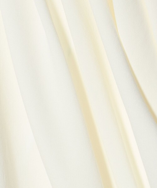 ASTRAET（アストラット）の「＜ASTRAET＞フリルギャザー Vネックブラウス（シャツ/ブラウス・レディース・ブラック/オフホワイト・FREE）」の4枚目の写真