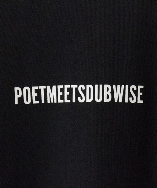 POET MEETS DUBWISE（ポエットミーツダブワイズ）の「POET MEETS DUBWISE/ポエットミーツダブワイズ PMD LOGO BACKPILE SWEAT T-Shirt スウェットTシャツ 2026年春夏（Tシャツ/カットソー・メンズ・ブラック系その他/ブラック系その他2・L/XL）」の9枚目の写真
