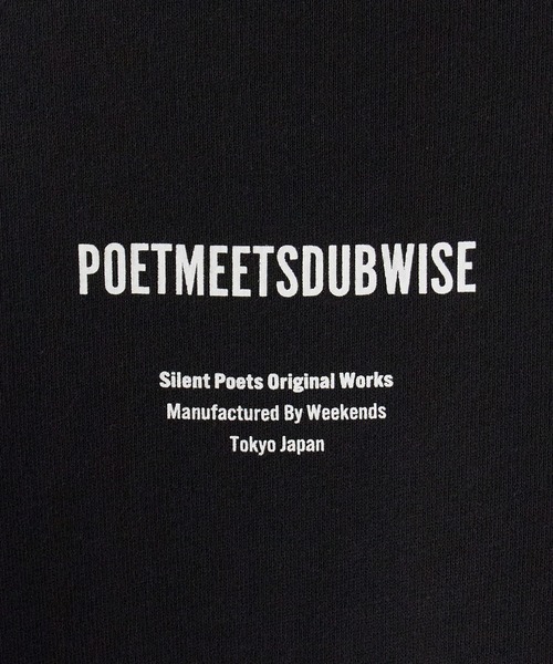 POET MEETS DUBWISE（ポエットミーツダブワイズ）の「POET MEETS DUBWISE/ポエットミーツダブワイズ PMD LOGO BACKPILE SWEAT T-Shirt スウェットTシャツ 2026年春夏（Tシャツ/カットソー・メンズ・ブラック系その他/ブラック系その他2・L/XL）」の7枚目の写真
