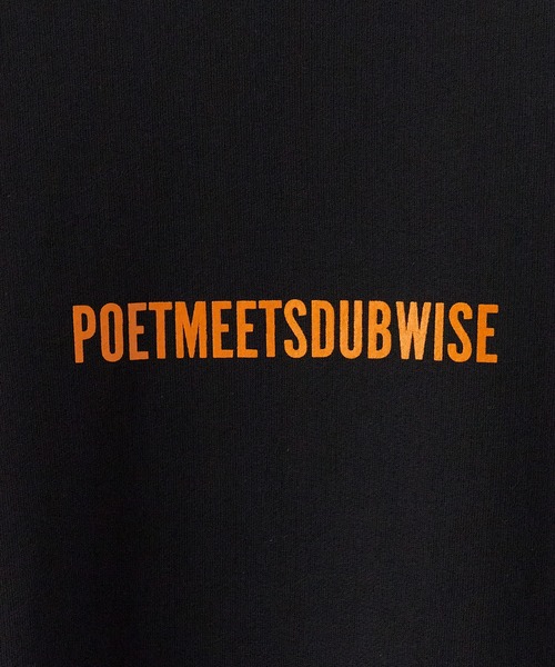 POET MEETS DUBWISE（ポエットミーツダブワイズ）の「POET MEETS DUBWISE/ポエットミーツダブワイズ PMD LOGO BACKPILE SWEAT T-Shirt スウェットTシャツ 2026年春夏（Tシャツ/カットソー・メンズ・ブラック系その他/ブラック系その他2・L/XL）」の10枚目の写真