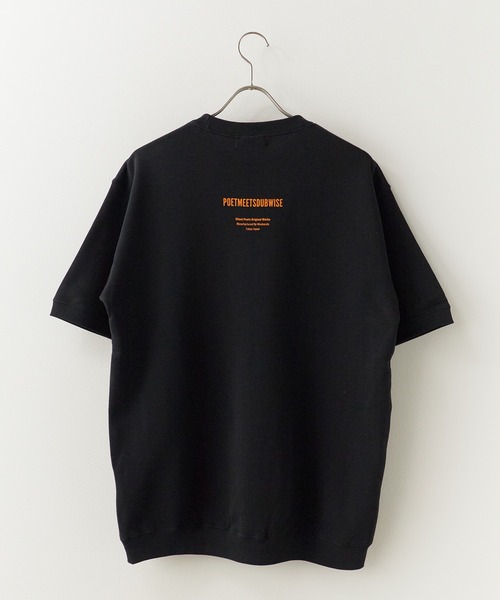POET MEETS DUBWISE（ポエットミーツダブワイズ）の「POET MEETS DUBWISE/ポエットミーツダブワイズ PMD LOGO BACKPILE SWEAT T-Shirt スウェットTシャツ 2026年春夏（Tシャツ/カットソー・メンズ・ブラック系その他/ブラック系その他2・L/XL）」の12枚目の写真