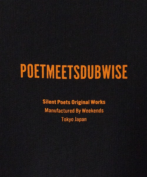 POET MEETS DUBWISE（ポエットミーツダブワイズ）の「POET MEETS DUBWISE/ポエットミーツダブワイズ PMD LOGO BACKPILE SWEAT T-Shirt スウェットTシャツ 2026年春夏（Tシャツ/カットソー・メンズ・ブラック系その他/ブラック系その他2・L/XL）」の8枚目の写真