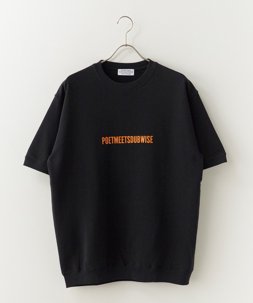 POET MEETS DUBWISE（ポエットミーツダブワイズ）の「POET MEETS DUBWISE/ポエットミーツダブワイズ PMD LOGO BACKPILE SWEAT T-Shirt スウェットTシャツ 2026年 夏 夏服（Tシャツ/カットソー・メンズ・ブラック系その他/ブラック系その他2・L/XL）」の13枚目の写真