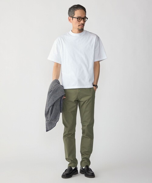 SHIPS(シップス)の「SHIPS:〈MADE IN JAPAN〉スビンギザ コットン ショートスリーブ Tシャツ(Tシャツ/カットソー・メンズ・ブラック/ホワイト/ブラウン系その他/ライトグレー・MEDIUM/SMALL/LARGE)」の16枚目の写真