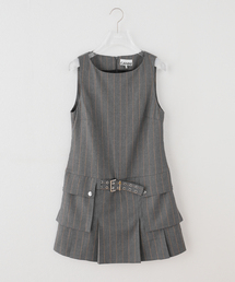 GANNI | GANNI / ガニー Wool Stripe Belted Mini Dress(ドレス)