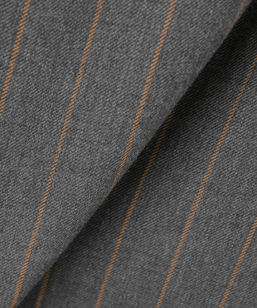 GANNI(ガニー)の「GANNI / ガニー Wool Stripe Belted Mini Dress(ドレス・レディース・チャコールグレー・34/36)」の5枚目の写真