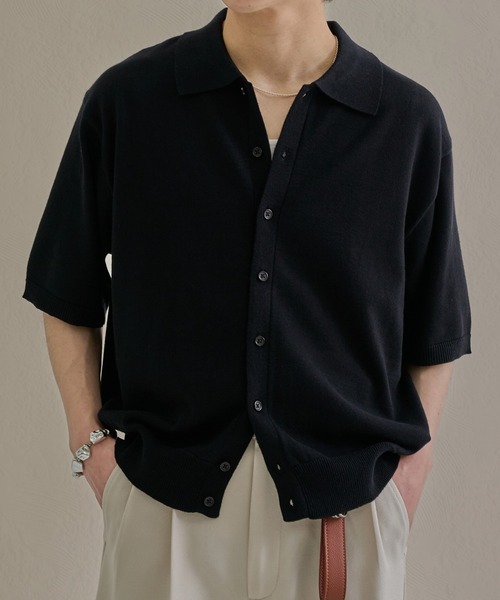 AZE H/S KNIT HENLEY（ニット/セーター）｜WYM LIDNM（ウィム バイ