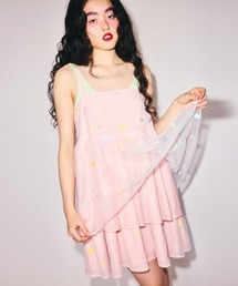 Candy Stripper | SHEER TWINKLE CAMISOLE MINI ドレス(ワンピース)