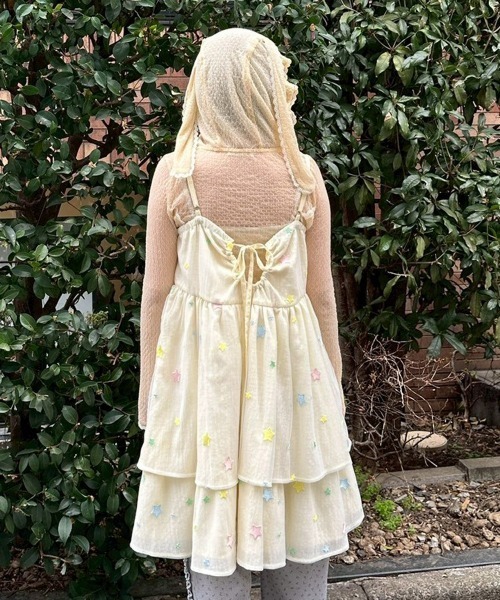 Candy Stripper（キャンディストリッパー）の「SHEER TWINKLE CAMISOLE MINI ドレス（ワンピース・レディース・ライトイエロー/ライトピンク/ライトブルー・FREE）」の20枚目の写真