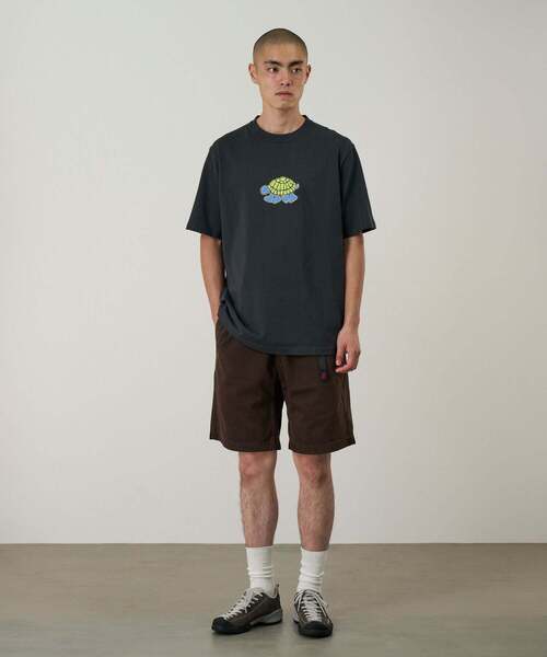 Gramicci(グラミチ)の「TURTLE TEE / タートルTシャツ Gramicci グラミチ(Tシャツ/カットソー・メンズ・オレンジ系その他/ブラック系その他/ラベンダー/ホワイト・S/M/XL/XXL/L)」の8枚目の写真