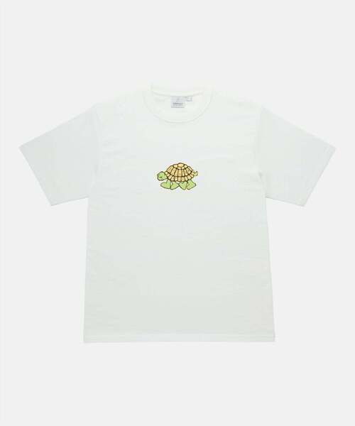 Gramicci(グラミチ)の「TURTLE TEE / タートルTシャツ Gramicci グラミチ(Tシャツ/カットソー・メンズ・オレンジ系その他/ブラック系その他/ラベンダー/ホワイト・S/M/XL/XXL/L)」の7枚目の写真