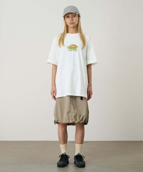 Gramicci(グラミチ)の「TURTLE TEE / タートルTシャツ Gramicci グラミチ(Tシャツ/カットソー・メンズ・オレンジ系その他/ブラック系その他/ラベンダー/ホワイト・S/M/XL/XXL/L)」の13枚目の写真