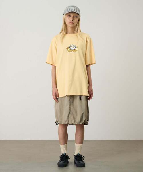 Gramicci(グラミチ)の「TURTLE TEE / タートルTシャツ Gramicci グラミチ(Tシャツ/カットソー・メンズ・オレンジ系その他/ブラック系その他/ラベンダー/ホワイト・S/M/XL/XXL/L)」の10枚目の写真