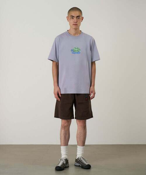 Gramicci(グラミチ)の「TURTLE TEE / タートルTシャツ Gramicci グラミチ(Tシャツ/カットソー・メンズ・オレンジ系その他/ブラック系その他/ラベンダー/ホワイト・S/M/XL/XXL/L)」の9枚目の写真