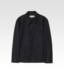 AFTERPRAY（アフタープレイ）の「ピンストライプシングルユニフォームブレザー ブラック（テーラードジャケット）」