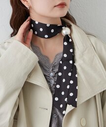 mystic（ミスティック）の「Lara ドットスカーフ（バンダナ/スカーフ）」