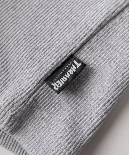 THRASHER(スラッシャー)の「【70】【THRASHER/スラッシャー】ワンポイント刺繍 リブ編み ヘンリーネックTシャツ/ヘビーウェイト/ユニセックス(Tシャツ/カットソー・メンズ・グレー/ブラック/ホワイト・S/L/M)」の12枚目の写真