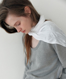 Clair U-Neck Knit_Gray