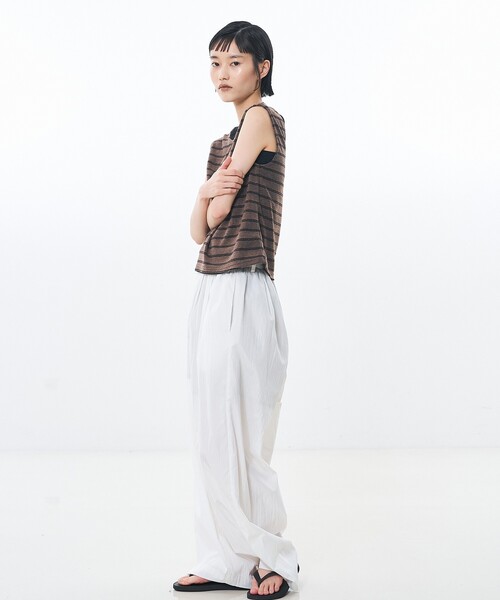 NOMINE(ノミネ)の「前後2WAY パイル タンク(タンクトップ・レディース・グレー/ブラック/グリーン/モカ・フリー)」の17枚目の写真