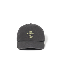 RISE&BELOW（ライズアンドビロー）の「NO CHINOS NO LIFE. ボールキャップ グレー（キャップ）」