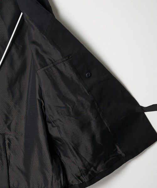 ANREALAGE（アンリアレイジ）の「【ANREALAGE】PANEL PATCHWORK DOUBLE JACKET（テーラードジャケット・メンズ・カーキ/ブラック・50/48）」の11枚目の写真