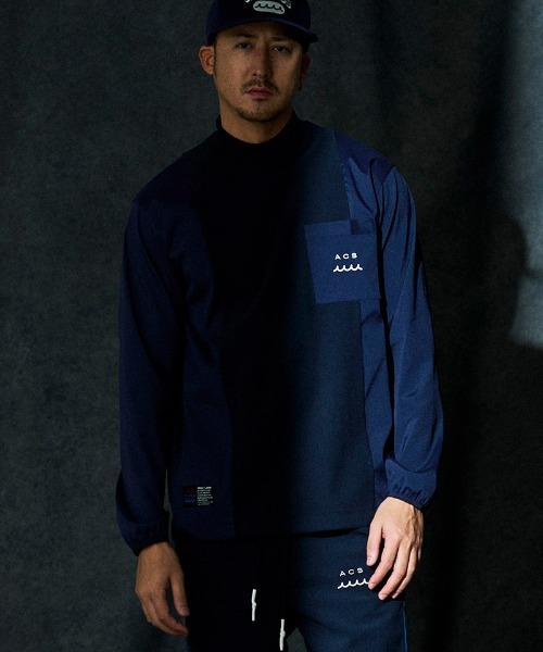 ACANTHUS(アカンサス)の「mlt5696-Split Mockneck L-S Top モックネックトップ(MA2658)(Tシャツ/カットソー・メンズ・ブラック/チャコール/ネイビー・XL/L/M/S)」の5枚目の写真